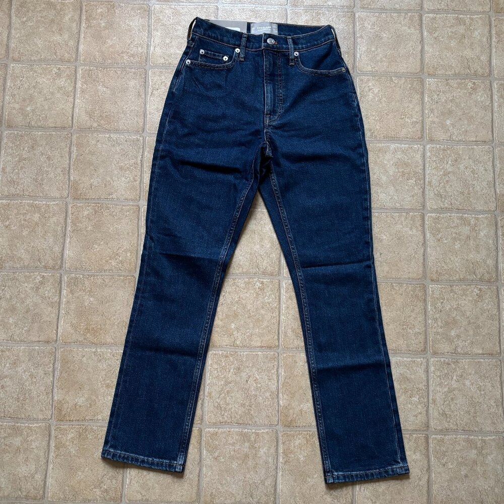 Everlane The Original Cheeky Jean - size 24, Indigo Rinse - Picture 3 of 11